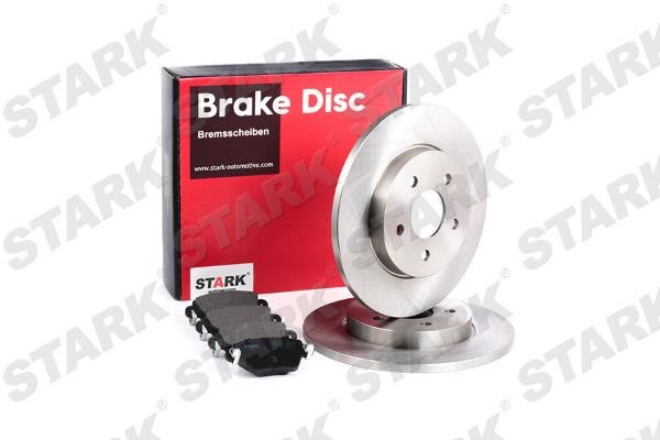 Stark SKBK-1090031 Brake discs with pads rear non-ventilated, set SKBK1090031: Buy near me in Poland at 2407.PL - Good price!