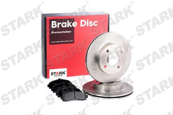 Stark SKBK-1090260 Front ventilated brake discs with pads, set SKBK1090260: Buy near me in Poland at 2407.PL - Good price!