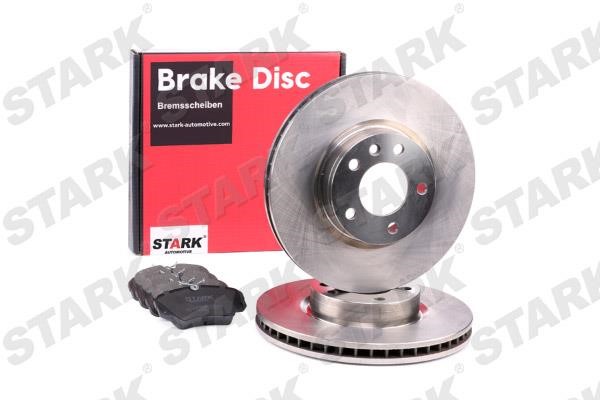 Stark SKBK-1090172 Front ventilated brake discs with pads, set SKBK1090172: Buy near me at 2407.PL in Poland at an Affordable price!