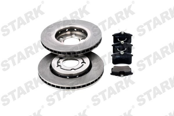 Stark SKBK-1090233 Rear ventilated brake discs with pads, set SKBK1090233: Buy near me in Poland at 2407.PL - Good price!