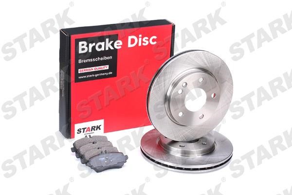 Stark SKBK-1090268 Front ventilated brake discs with pads, set SKBK1090268: Buy near me in Poland at 2407.PL - Good price!