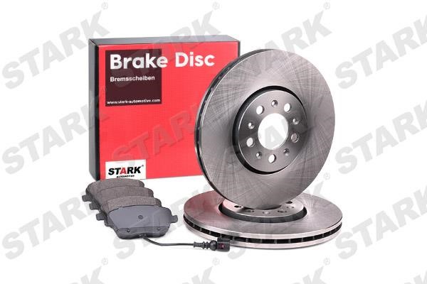 Stark SKBK-1090083 Front ventilated brake discs with pads, set SKBK1090083: Buy near me in Poland at 2407.PL - Good price!