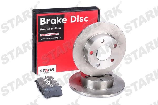 Stark SKBK-1090051 Brake discs with pads rear non-ventilated, set SKBK1090051: Buy near me in Poland at 2407.PL - Good price!