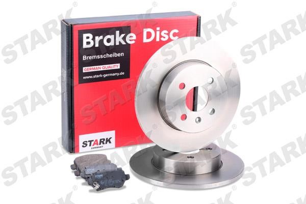 Stark SKBK-1090329 Brake discs with pads rear non-ventilated, set SKBK1090329: Buy near me in Poland at 2407.PL - Good price!