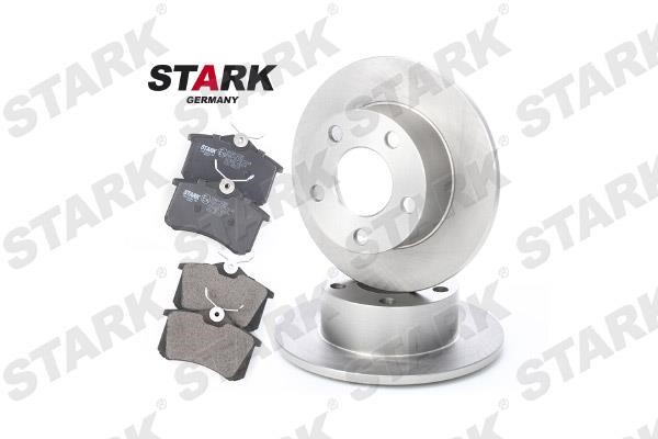 Stark SKBK-1090003 Brake discs with pads rear non-ventilated, set SKBK1090003: Buy near me at 2407.PL in Poland at an Affordable price!