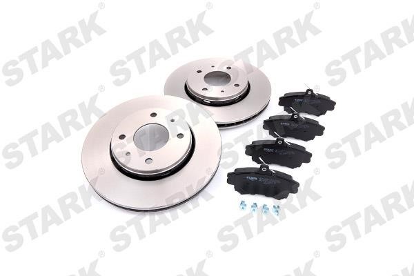 Stark SKBK-1090112 Front ventilated brake discs with pads, set SKBK1090112: Buy near me in Poland at 2407.PL - Good price!