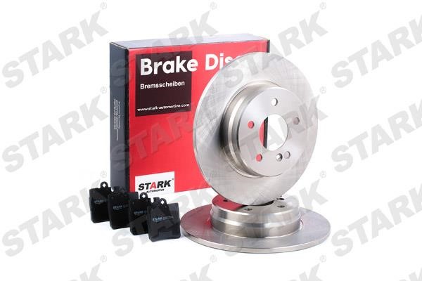 Stark SKBK-1090262 Brake discs with pads rear non-ventilated, set SKBK1090262: Buy near me in Poland at 2407.PL - Good price!