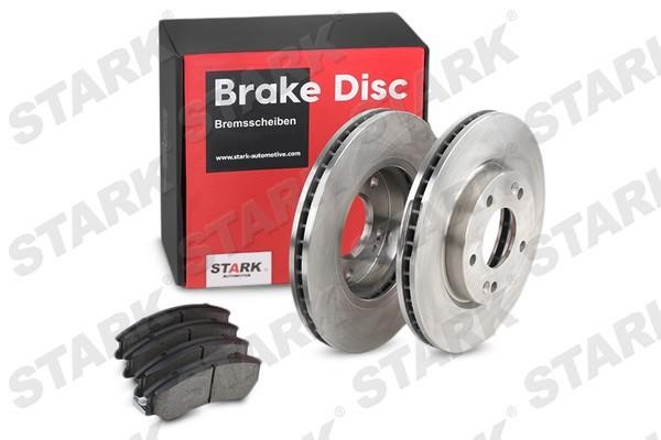Stark SKBK-10990470 Front ventilated brake discs with pads, set SKBK10990470: Buy near me in Poland at 2407.PL - Good price!