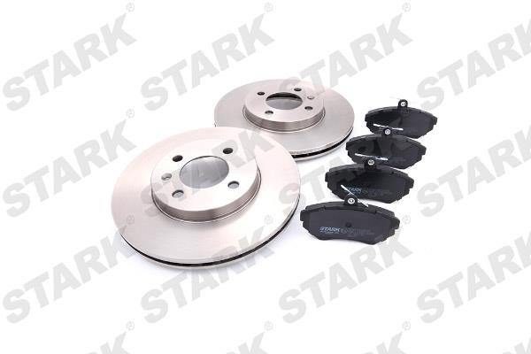 Stark SKBK-1090096 Front ventilated brake discs with pads, set SKBK1090096: Buy near me in Poland at 2407.PL - Good price!