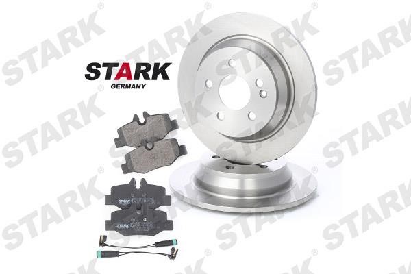 Stark SKBK-1090032 Диски тормозные с колодками задние невентилируемые, комплект SKBK1090032: Отличная цена - Купить в Польше на 2407.PL!
