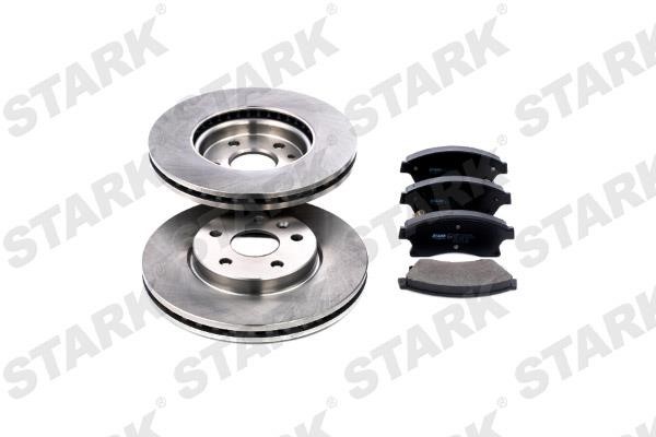 Stark SKBK-1090220 Front ventilated brake discs with pads, set SKBK1090220: Buy near me in Poland at 2407.PL - Good price!
