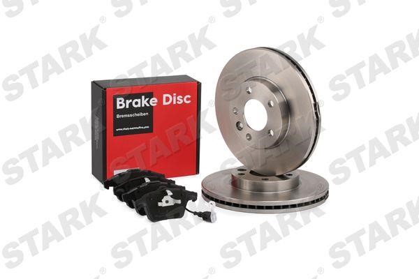 Stark SKBK-1090384 Brake discs with pads rear non-ventilated, set SKBK1090384: Buy near me in Poland at 2407.PL - Good price!