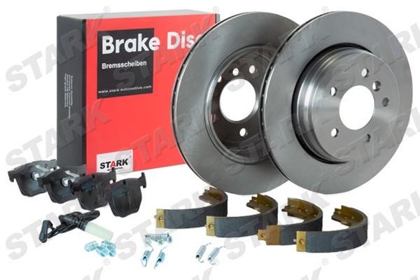 Stark SKBK-1090383 Rear ventilated brake discs with pads, set SKBK1090383: Buy near me in Poland at 2407.PL - Good price!