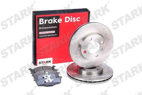 Stark SKBK-1090186 Front ventilated brake discs with pads, set SKBK1090186: Buy near me in Poland at 2407.PL - Good price!