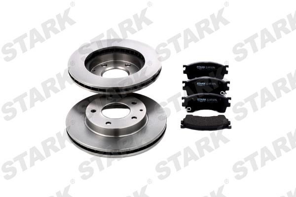 Stark SKBK-1090057 Front ventilated brake discs with pads, set SKBK1090057: Buy near me in Poland at 2407.PL - Good price!