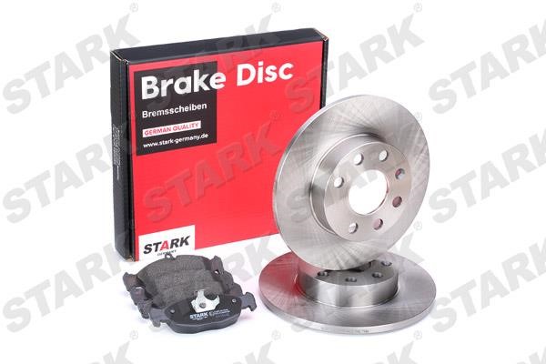 Stark SKBK-1090154 Brake discs with pads front non-ventilated, set SKBK1090154: Buy near me in Poland at 2407.PL - Good price!