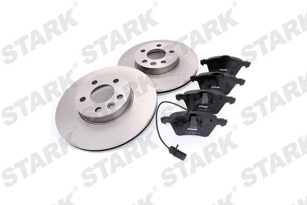 Stark SKBK-1090082 Front ventilated brake discs with pads, set SKBK1090082: Buy near me in Poland at 2407.PL - Good price!