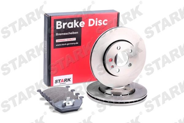 Stark SKBK-1090287 Front ventilated brake discs with pads, set SKBK1090287: Buy near me in Poland at 2407.PL - Good price!
