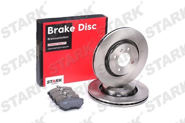 Stark SKBK-1090276 Front ventilated brake discs with pads, set SKBK1090276: Buy near me at 2407.PL in Poland at an Affordable price!