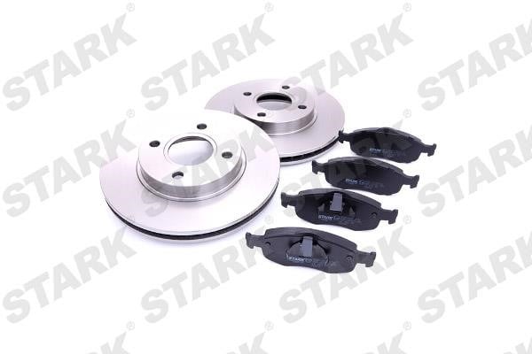Stark SKBK-1090114 Front ventilated brake discs with pads, set SKBK1090114: Buy near me in Poland at 2407.PL - Good price!