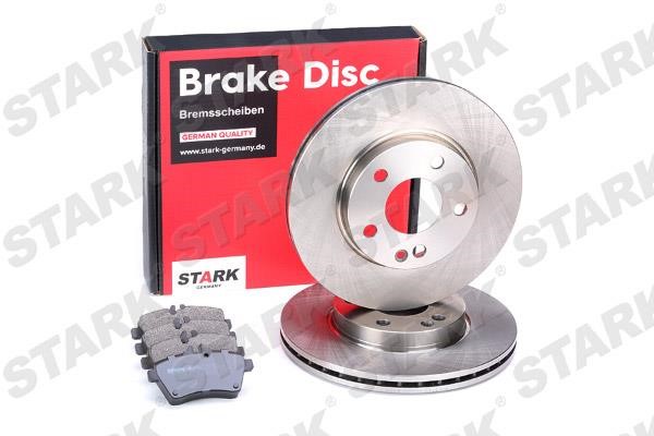 Stark SKBK-1090180 Front ventilated brake discs with pads, set SKBK1090180: Buy near me in Poland at 2407.PL - Good price!