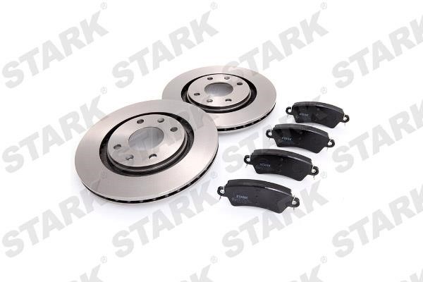 Stark SKBK-1090128 Front ventilated brake discs with pads, set SKBK1090128: Buy near me in Poland at 2407.PL - Good price!