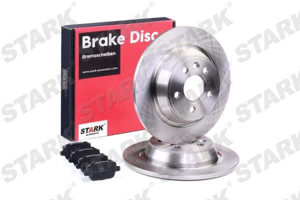 Stark SKBK-1090042 Brake discs with pads rear non-ventilated, set SKBK1090042: Buy near me in Poland at 2407.PL - Good price!