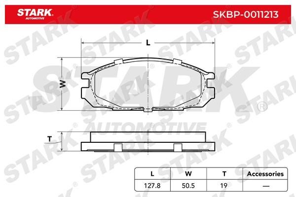 Stark SKBP-0011213 Гальмівні колодки, комплект SKBP0011213: Приваблива ціна - Купити у Польщі на 2407.PL!