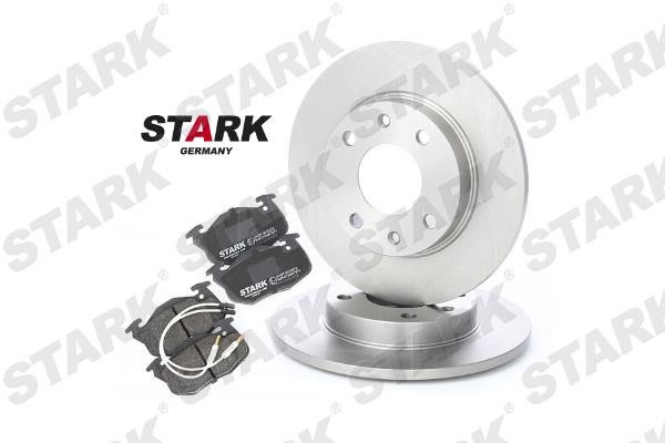 Stark SKBK-1090050 Диски тормозные с колодками передние невентилируемые, комплект SKBK1090050: Отличная цена - Купить в Польше на 2407.PL!