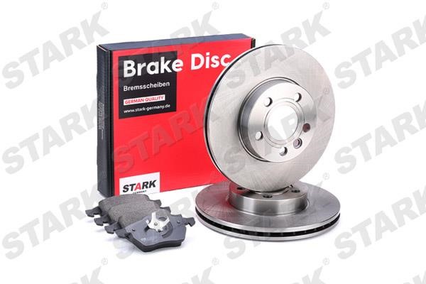 Stark SKBK-1090334 Front ventilated brake discs with pads, set SKBK1090334: Buy near me in Poland at 2407.PL - Good price!