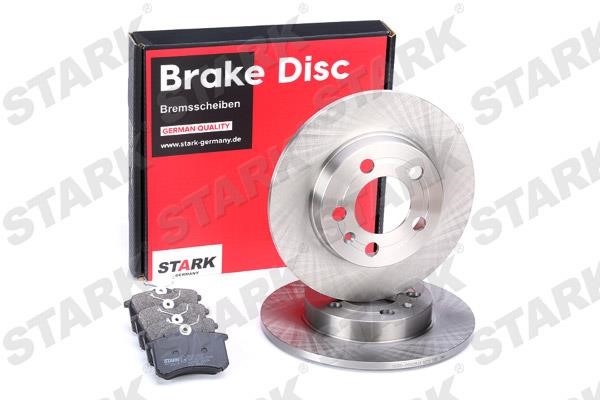 Stark SKBK-1090352 Brake discs with pads rear non-ventilated, set SKBK1090352: Buy near me in Poland at 2407.PL - Good price!