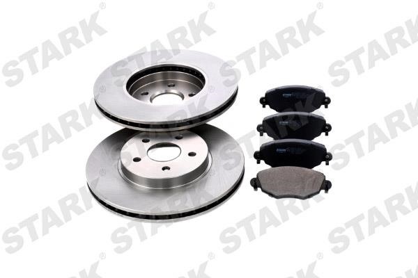 Stark SKBK-1090058 Front ventilated brake discs with pads, set SKBK1090058: Buy near me in Poland at 2407.PL - Good price!