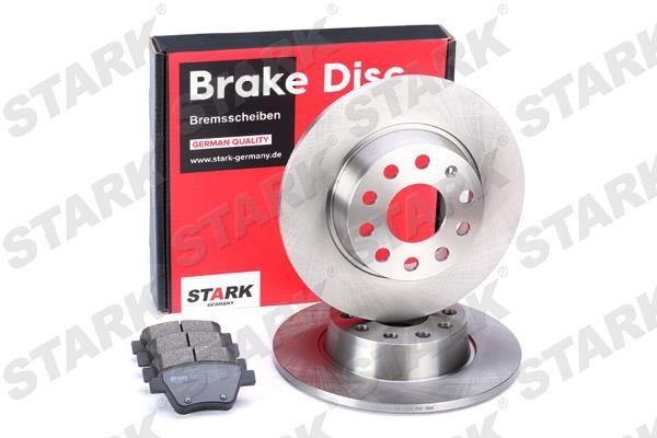 Stark SKBK-1090092 Brake discs with pads rear non-ventilated, set SKBK1090092: Buy near me in Poland at 2407.PL - Good price!