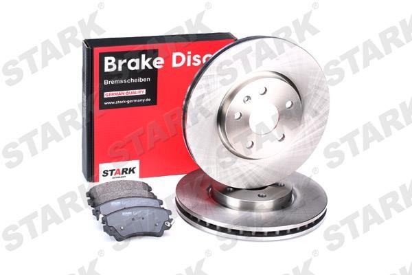 Stark SKBK-1090283 Front ventilated brake discs with pads, set SKBK1090283: Buy near me in Poland at 2407.PL - Good price!
