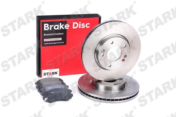 Stark SKBK-1090278 Front ventilated brake discs with pads, set SKBK1090278: Buy near me in Poland at 2407.PL - Good price!