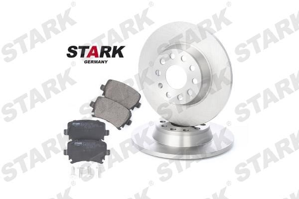Stark SKBK-1090008 Диски тормозные с колодками задние невентилируемые, комплект SKBK1090008: Отличная цена - Купить в Польше на 2407.PL!