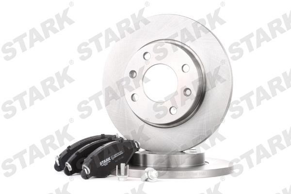 Stark SKBK-1090026 Диски тормозные с колодками передние невентилируемые, комплект SKBK1090026: Отличная цена - Купить в Польше на 2407.PL!