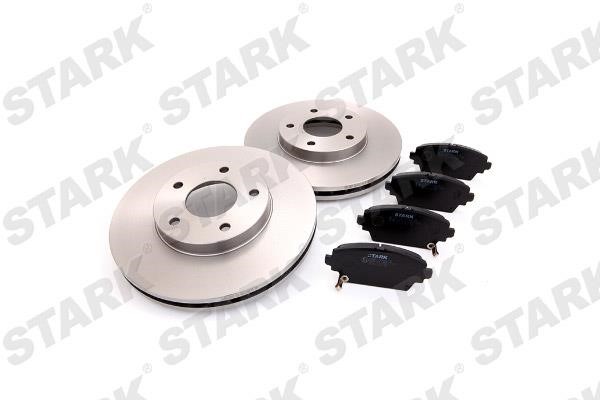 Stark SKBK-1090163 Front ventilated brake discs with pads, set SKBK1090163: Buy near me in Poland at 2407.PL - Good price!