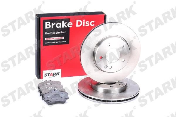 Stark SKBK-1090219 Front ventilated brake discs with pads, set SKBK1090219: Buy near me in Poland at 2407.PL - Good price!