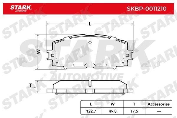 Stark SKBP-0011210 Scheibenbremsbeläge, Set SKBP0011210: Bestellen Sie in Polen zu einem guten Preis bei 2407.PL!