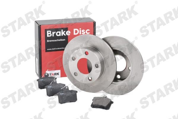 Stark SKBK-1090254 Brake discs with pads rear non-ventilated, set SKBK1090254: Buy near me in Poland at 2407.PL - Good price!