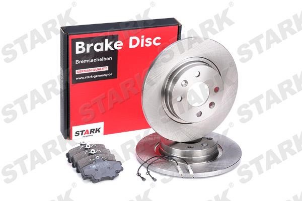 Stark SKBK-1090124 Brake discs with pads front non-ventilated, set SKBK1090124: Buy near me in Poland at 2407.PL - Good price!