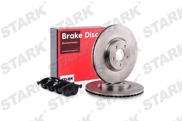 Stark SKBK-1090134 Front ventilated brake discs with pads, set SKBK1090134: Buy near me in Poland at 2407.PL - Good price!