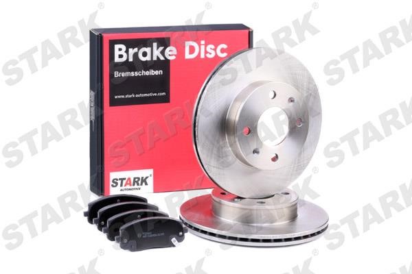 Stark SKBK-1090086 Front ventilated brake discs with pads, set SKBK1090086: Buy near me in Poland at 2407.PL - Good price!