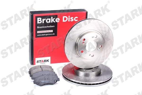 Stark SKBK-1090188 Front ventilated brake discs with pads, set SKBK1090188: Buy near me in Poland at 2407.PL - Good price!