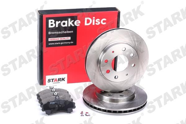 Stark SKBK-1090084 Front ventilated brake discs with pads, set SKBK1090084: Buy near me in Poland at 2407.PL - Good price!