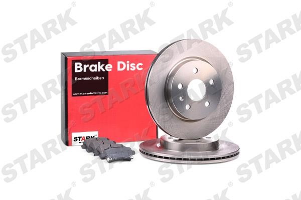 Stark SKBK-1090174 Rear ventilated brake discs with pads, set SKBK1090174: Buy near me in Poland at 2407.PL - Good price!