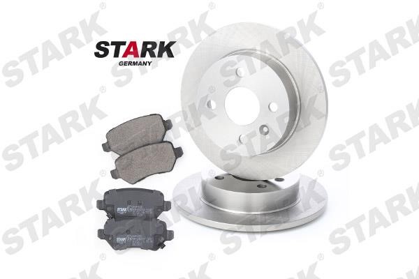Stark SKBK-1090047 Brake discs with pads rear non-ventilated, set SKBK1090047: Buy near me in Poland at 2407.PL - Good price!