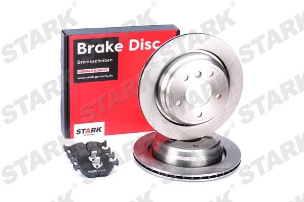 Stark SKBK-1090181 Rear ventilated brake discs with pads, set SKBK1090181: Buy near me in Poland at 2407.PL - Good price!