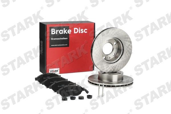 Stark SKBK-1090386 Front ventilated brake discs with pads, set SKBK1090386: Buy near me in Poland at 2407.PL - Good price!